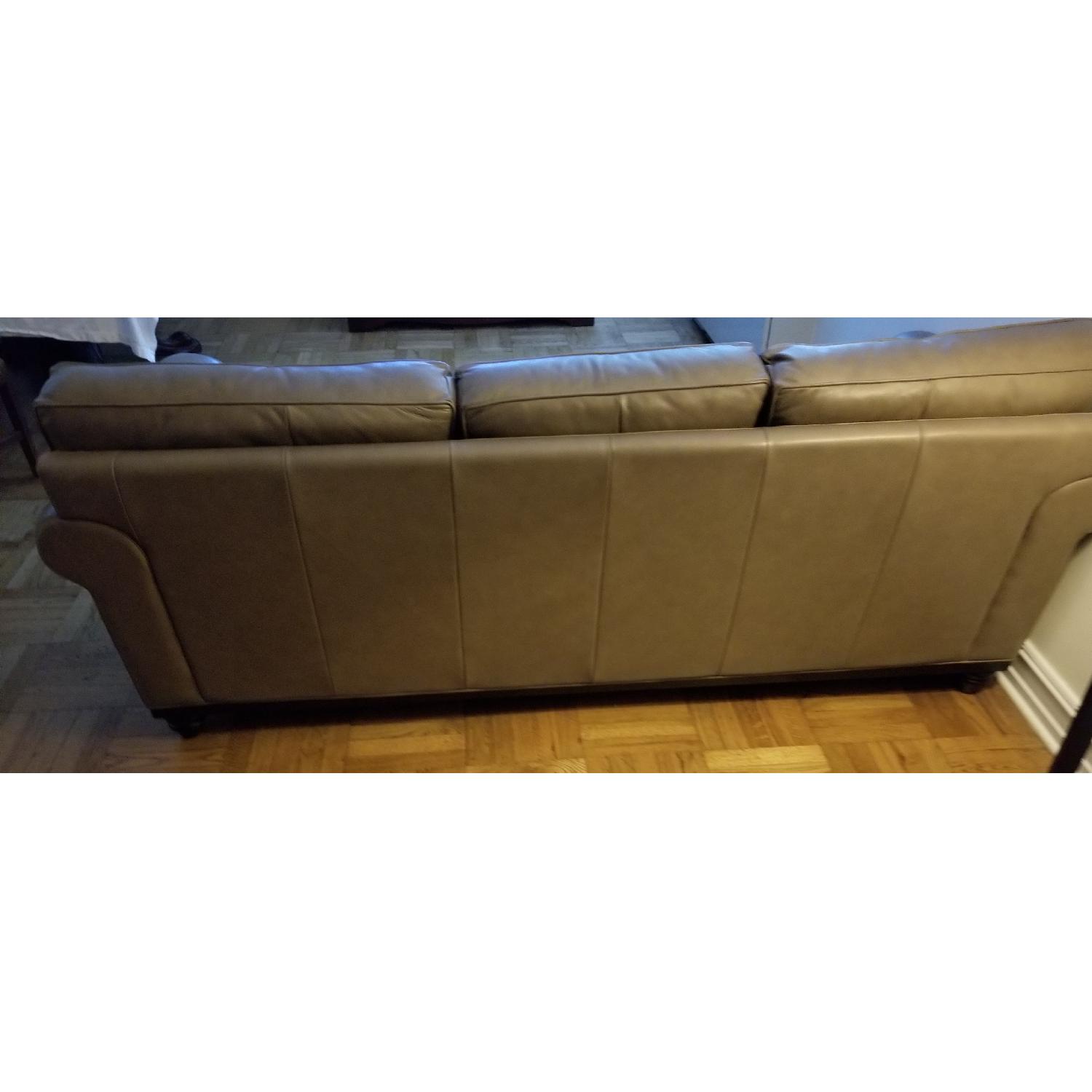 Macy's Martha Stewart Bradyn Leather sofa - image-2