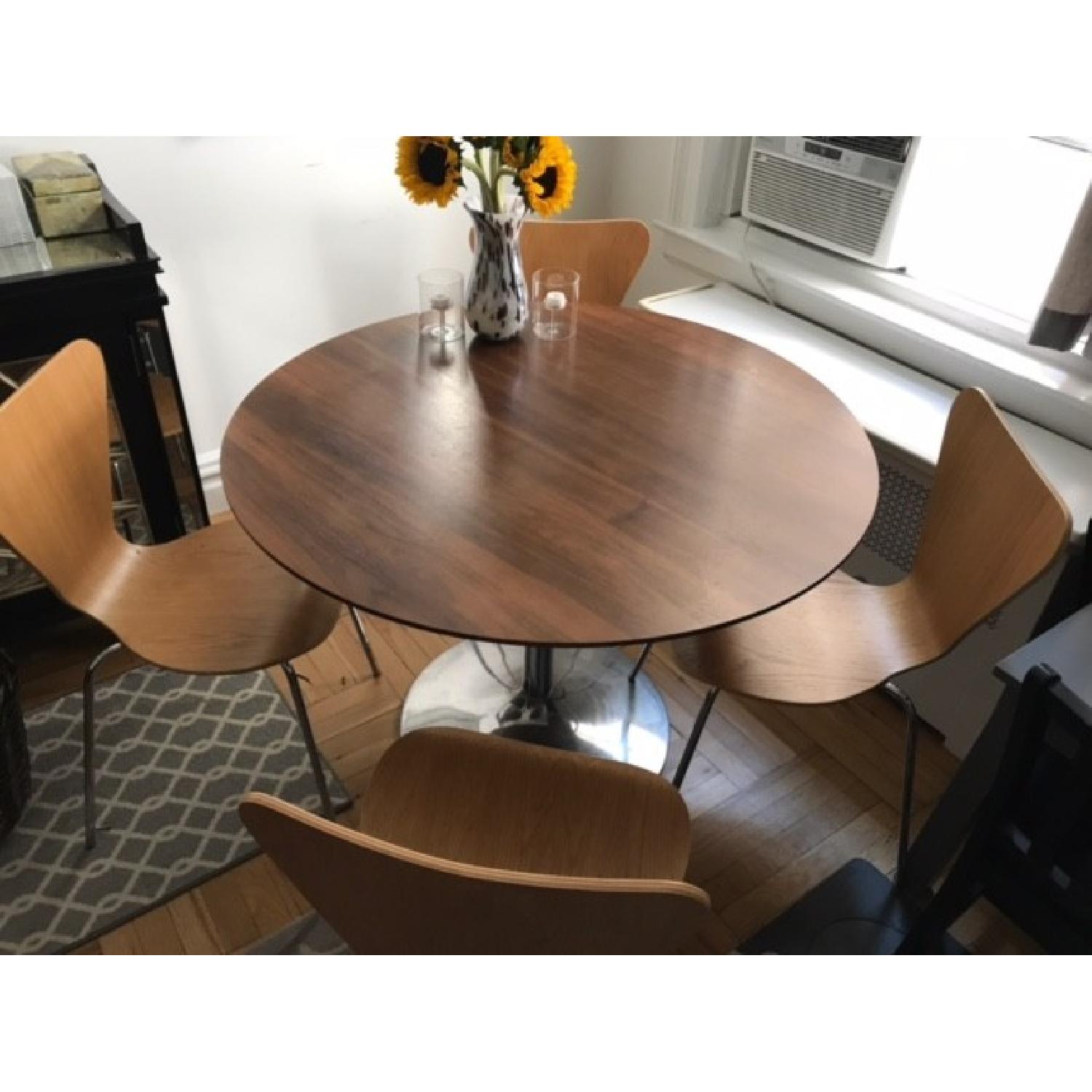 Room & Board Aria Table w/ 4 Chairs - image-1