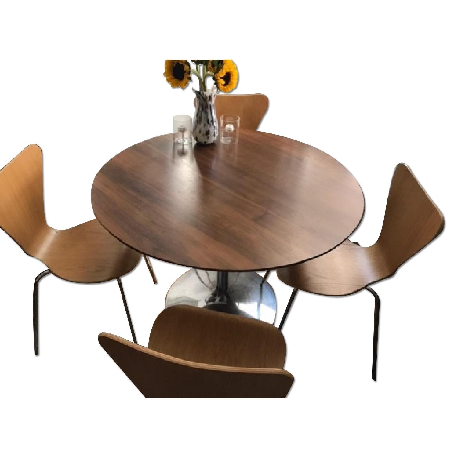 Room & Board Aria Table w/ 4 Chairs - image-0