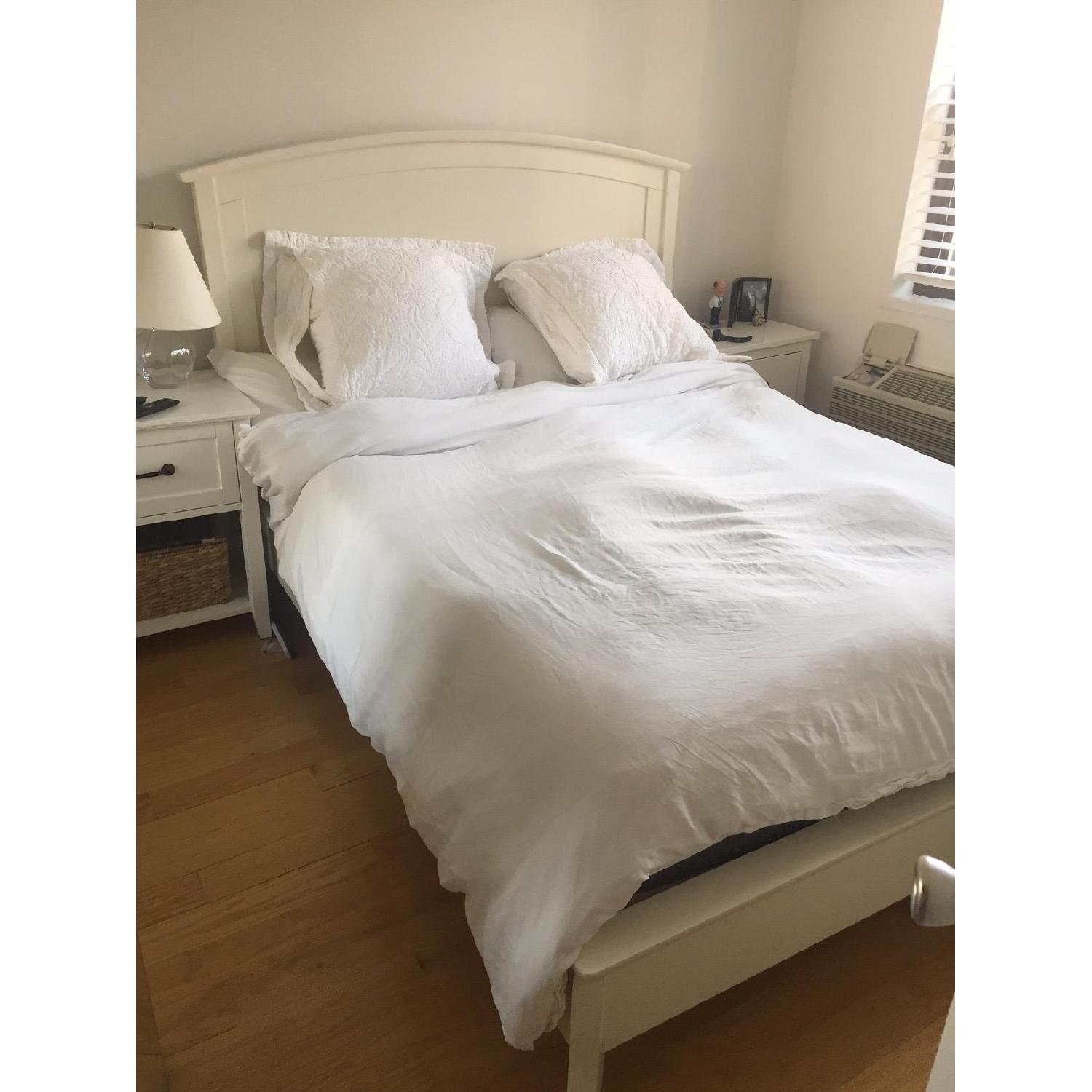 Pottery Barn Chloe Bed in White/Cream - image-1