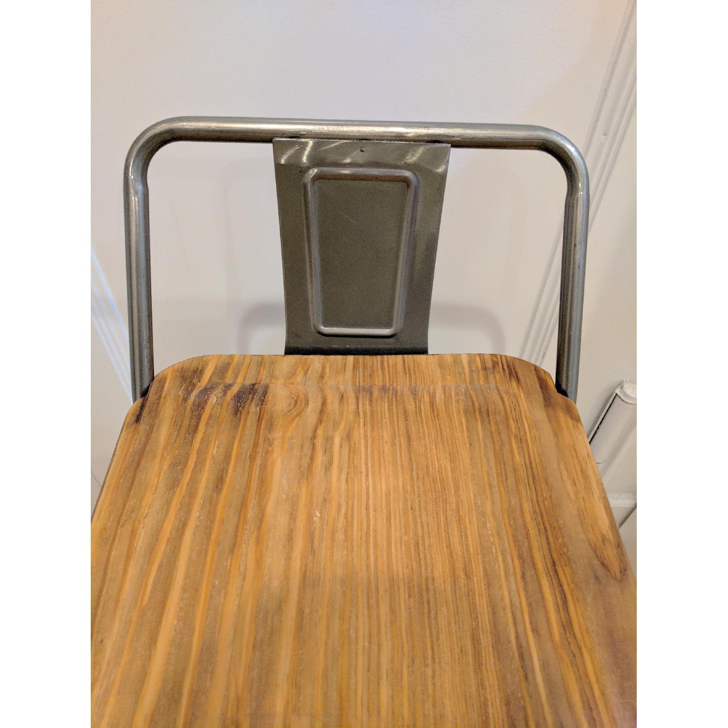 Industrial Style Low-Back Bar Stools - image-5