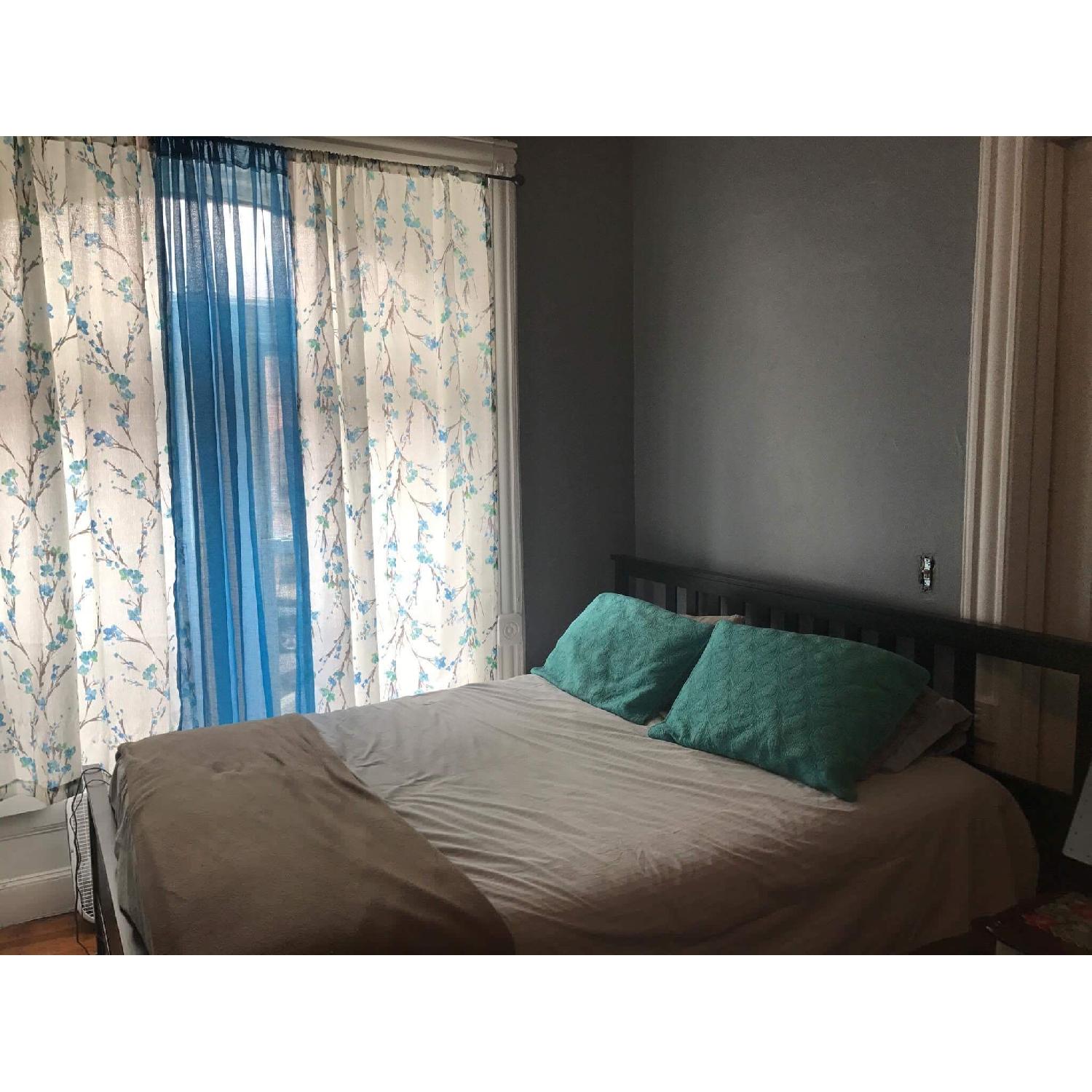 Ikea King Size Bed Frame in Black-Brown - image-3