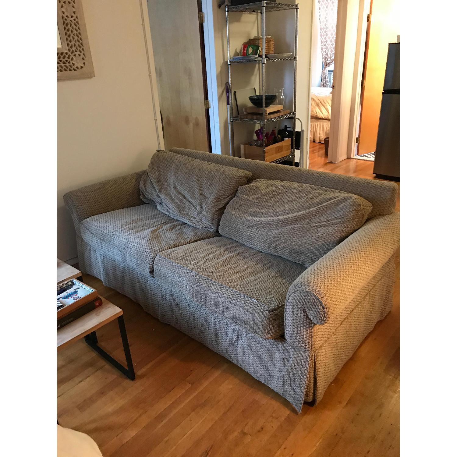 Camel Down Sofa - image-1