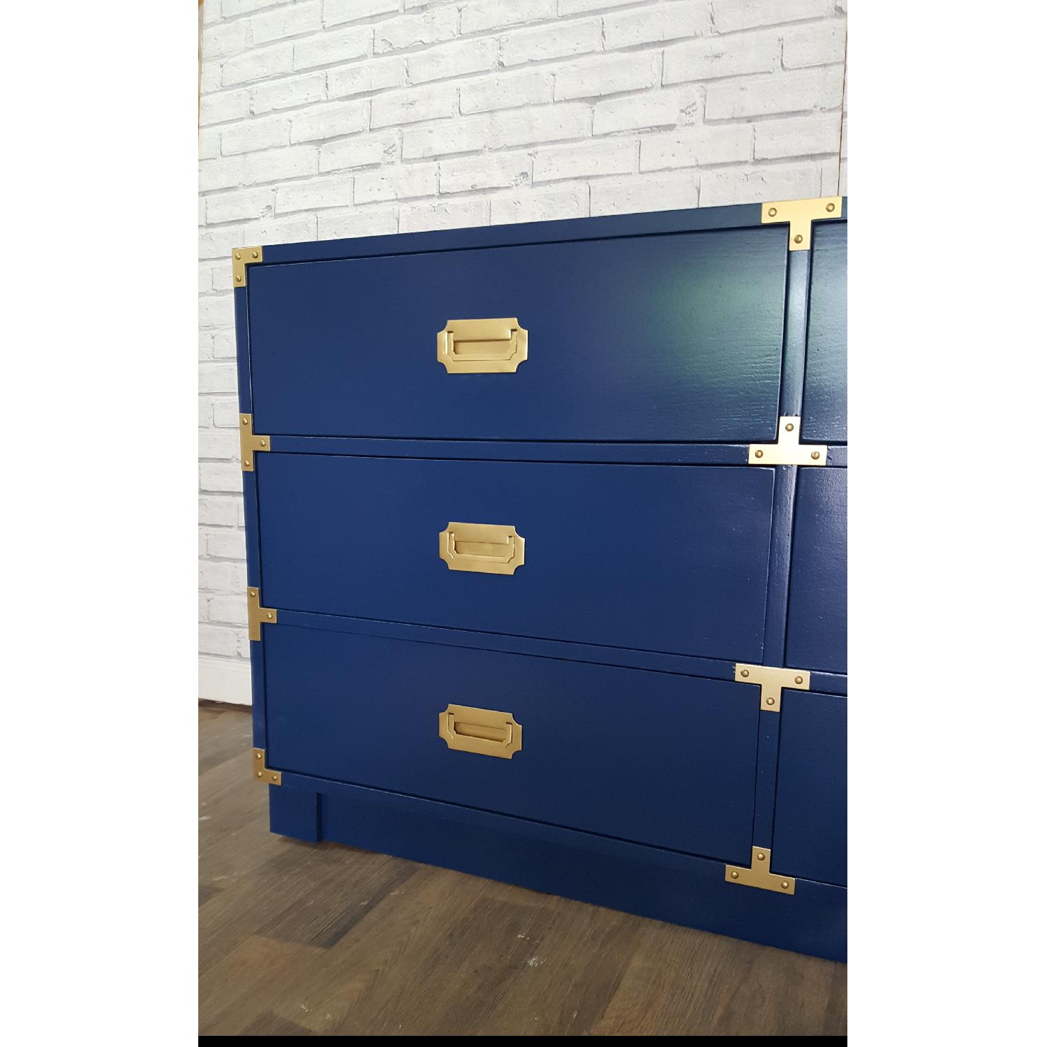 Dixie Mid Century Modern Navy Blue Campaign Dresser AptDeco