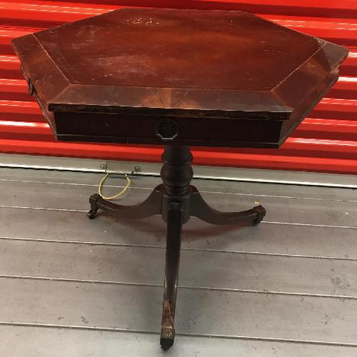 Used Solid Wood Drum Table for sale on AptDeco