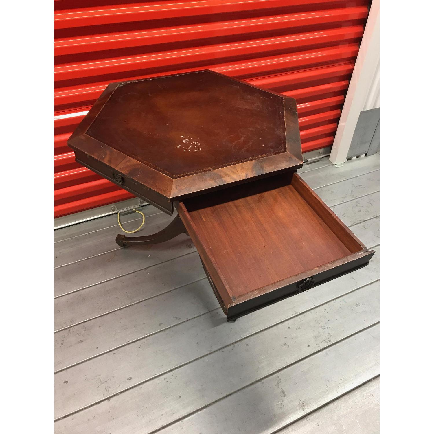 Solid Wood Drum Table - image-3