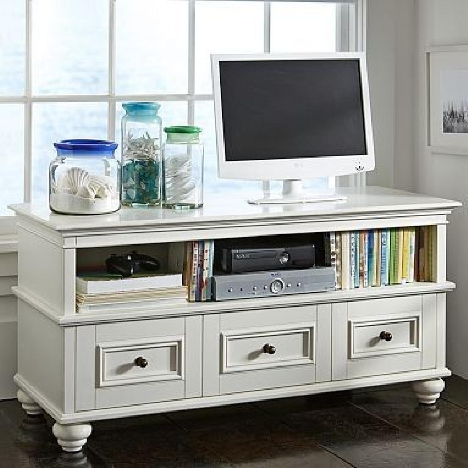Pottery Barn Solid Wood TV/Media Unit - image-1