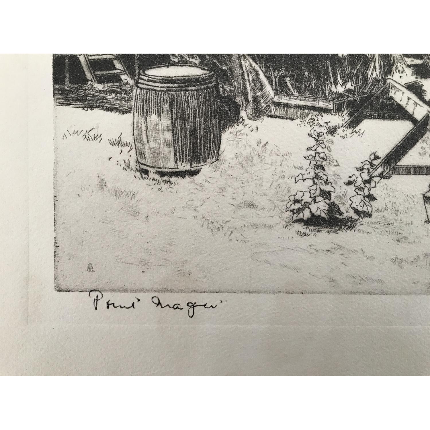Lionel Barrymore Unframed Etching - Point Magoo - image-2