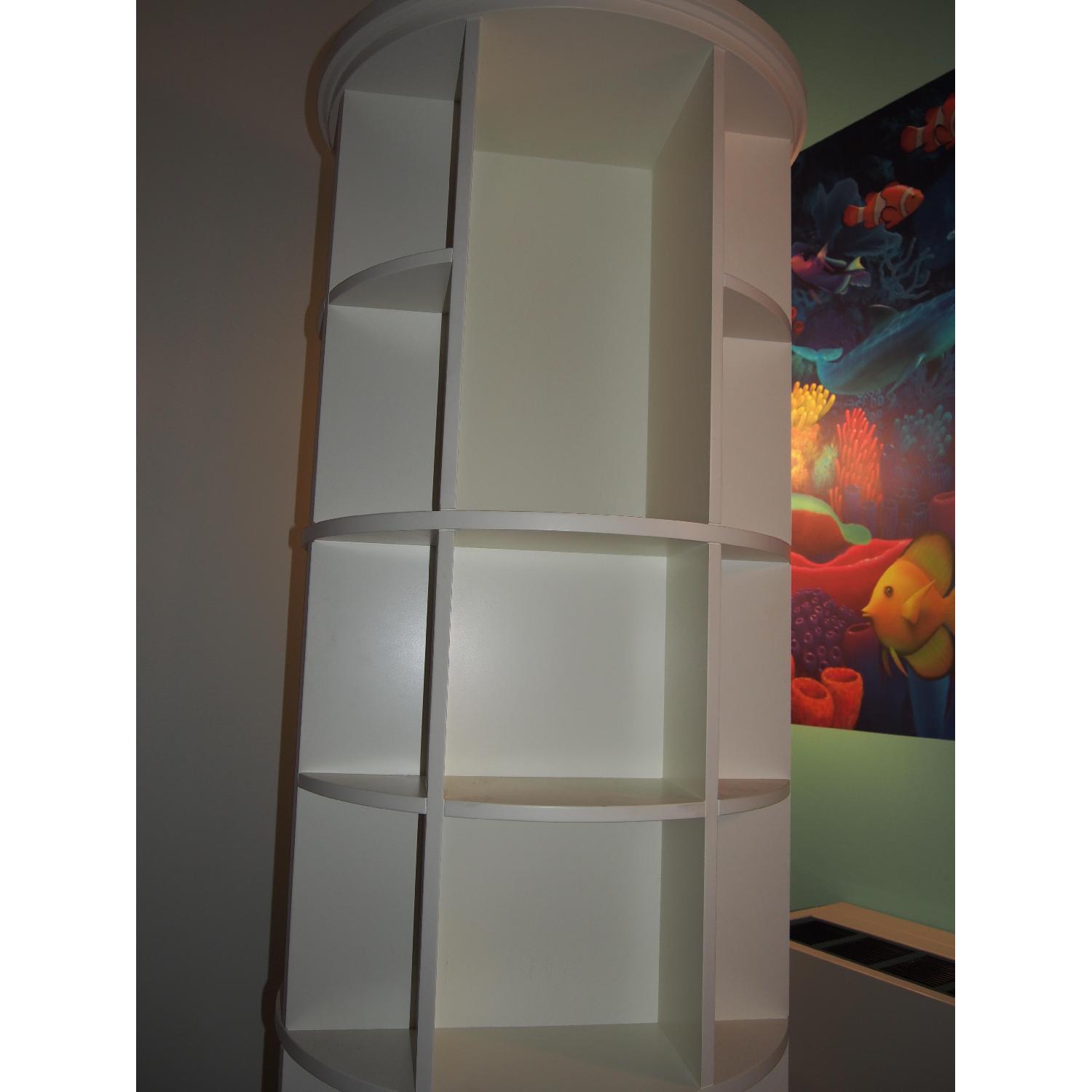 PB Teen Revolving Bookcase - image-7