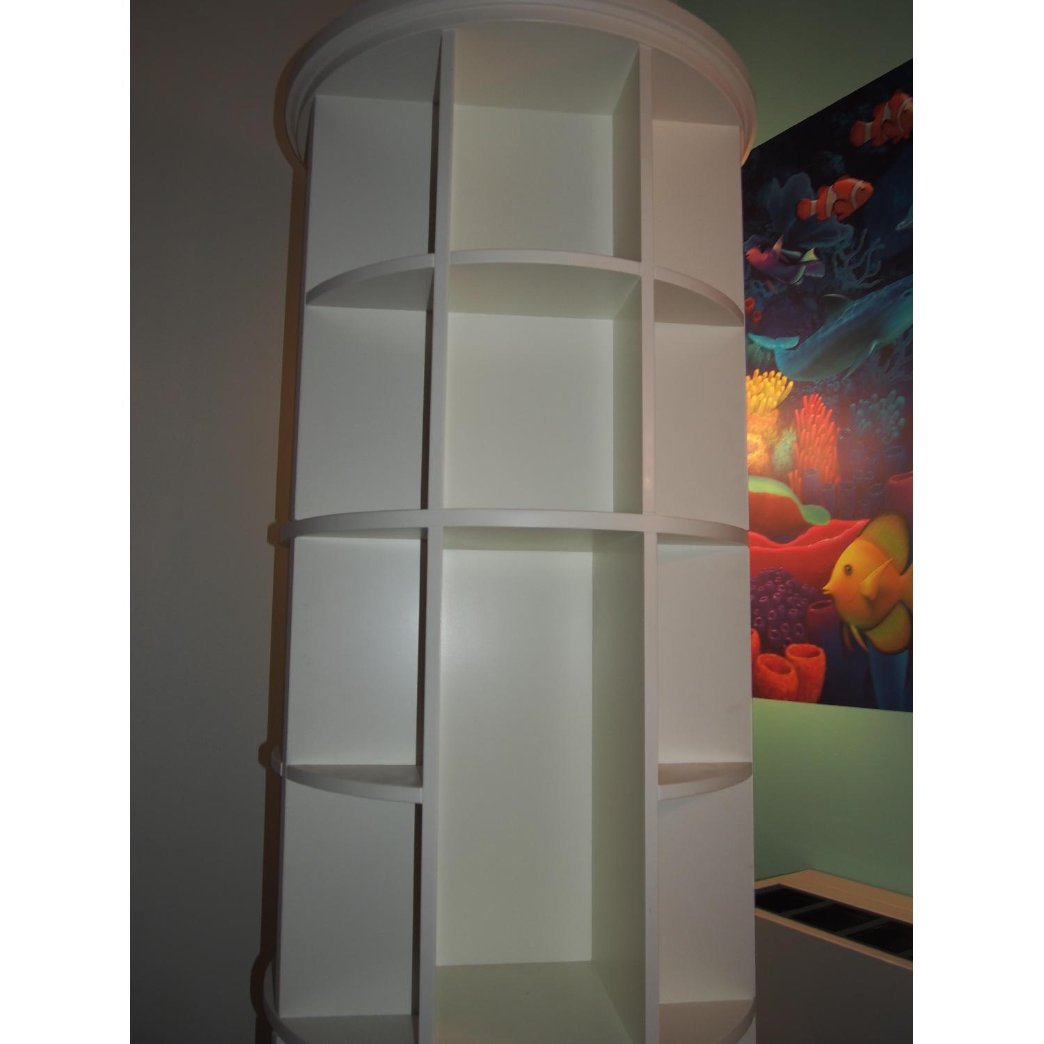 PB Teen Revolving Bookcase - image-9