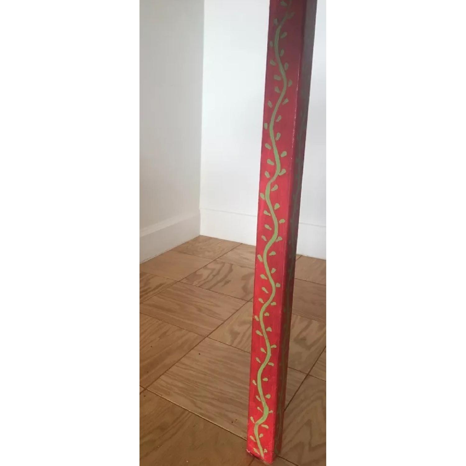 Ikea Hand Painted Dining Table w/ 4 Chairs - image-6