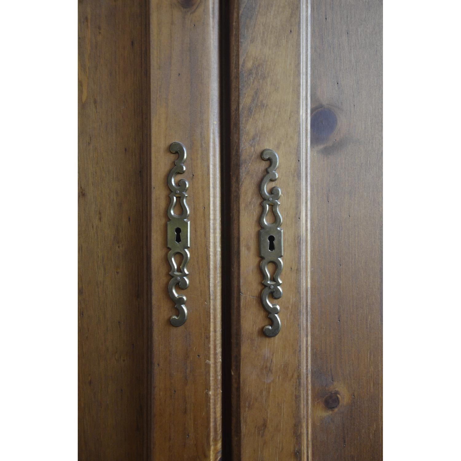 Handmade Solid Oak Armoire/Wardrobe - image-5