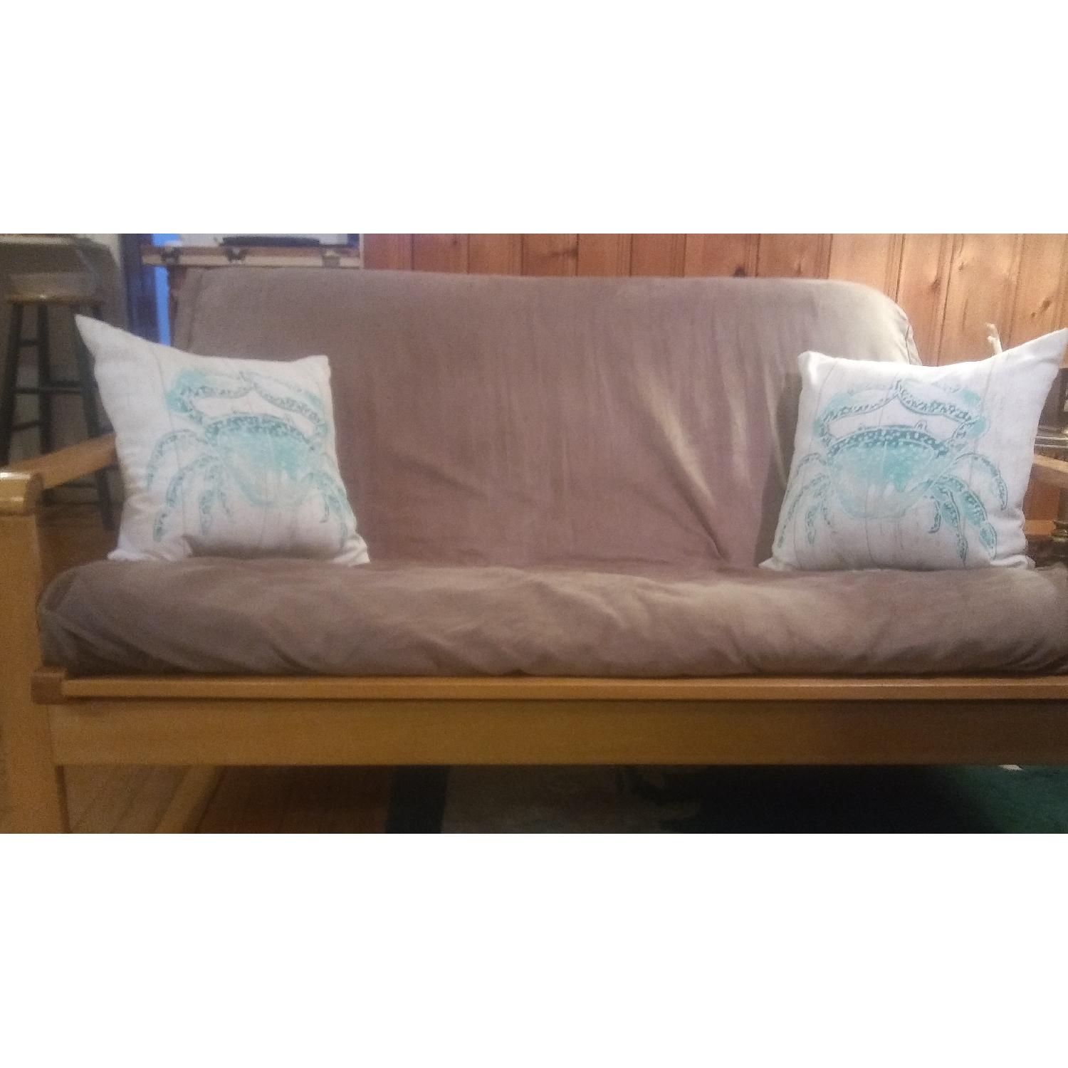 Wood Frame Futon - image-1