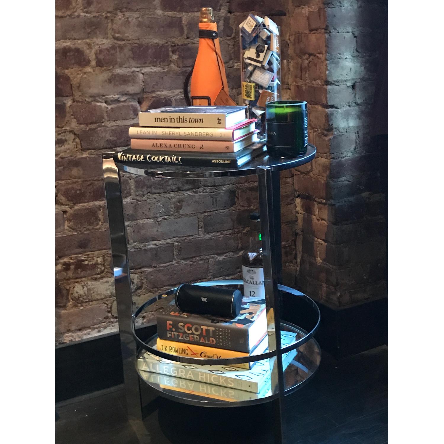 CB2 Ernest Chrome Bar Cart - image-1