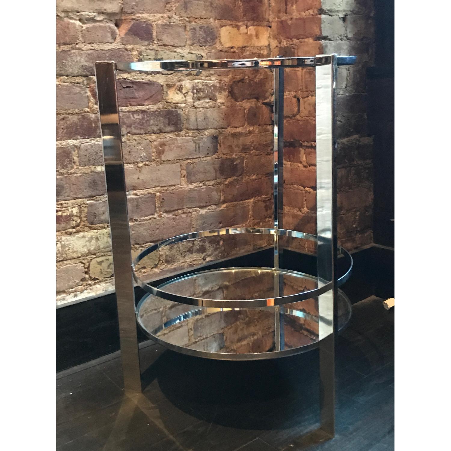 CB2 Ernest Chrome Bar Cart - image-3
