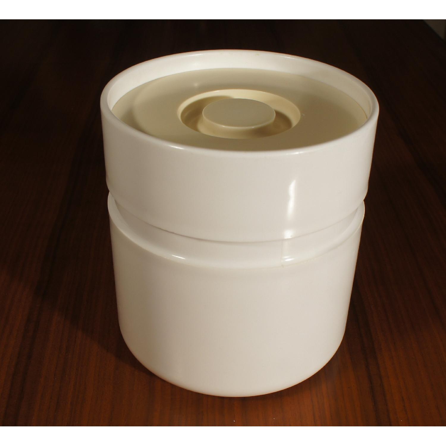 Sergio Asti for Heller Ice Bucket in Architects White - image-1