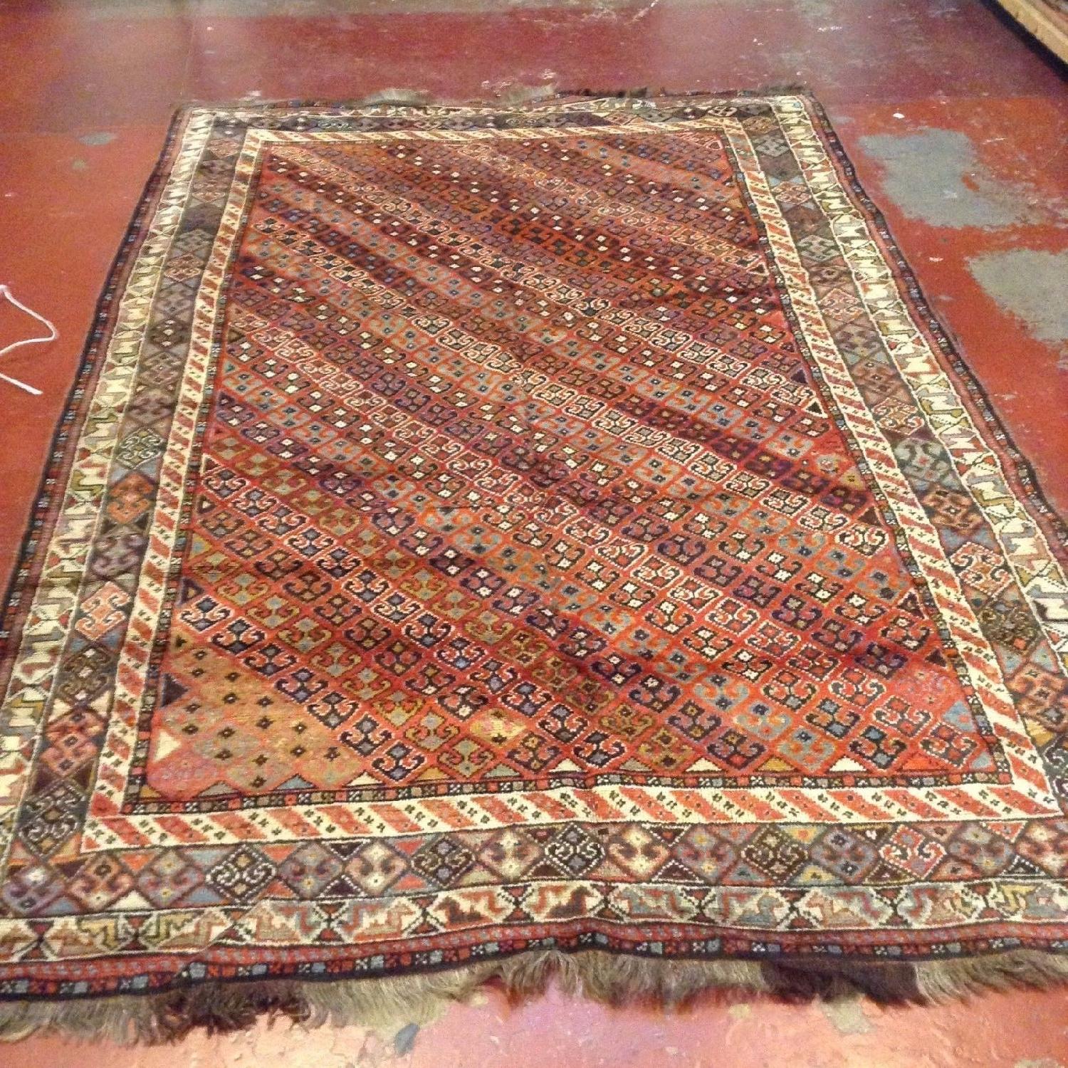 Antique 1920s Chinese Art Deco Rug - image-1