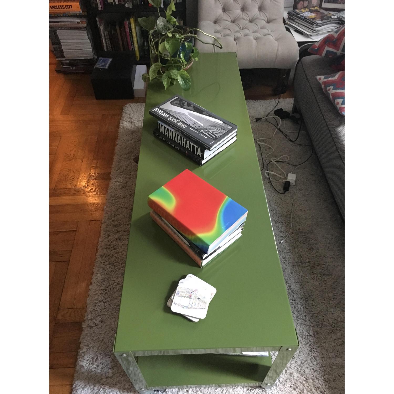 CB2 Rolling TV-Stand/Coffee Table - image-1
