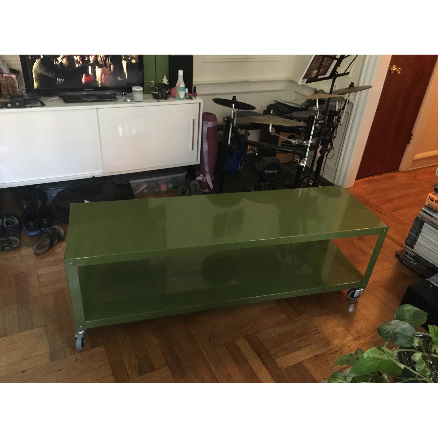 CB2 Rolling TV-Stand/Coffee Table - image-4