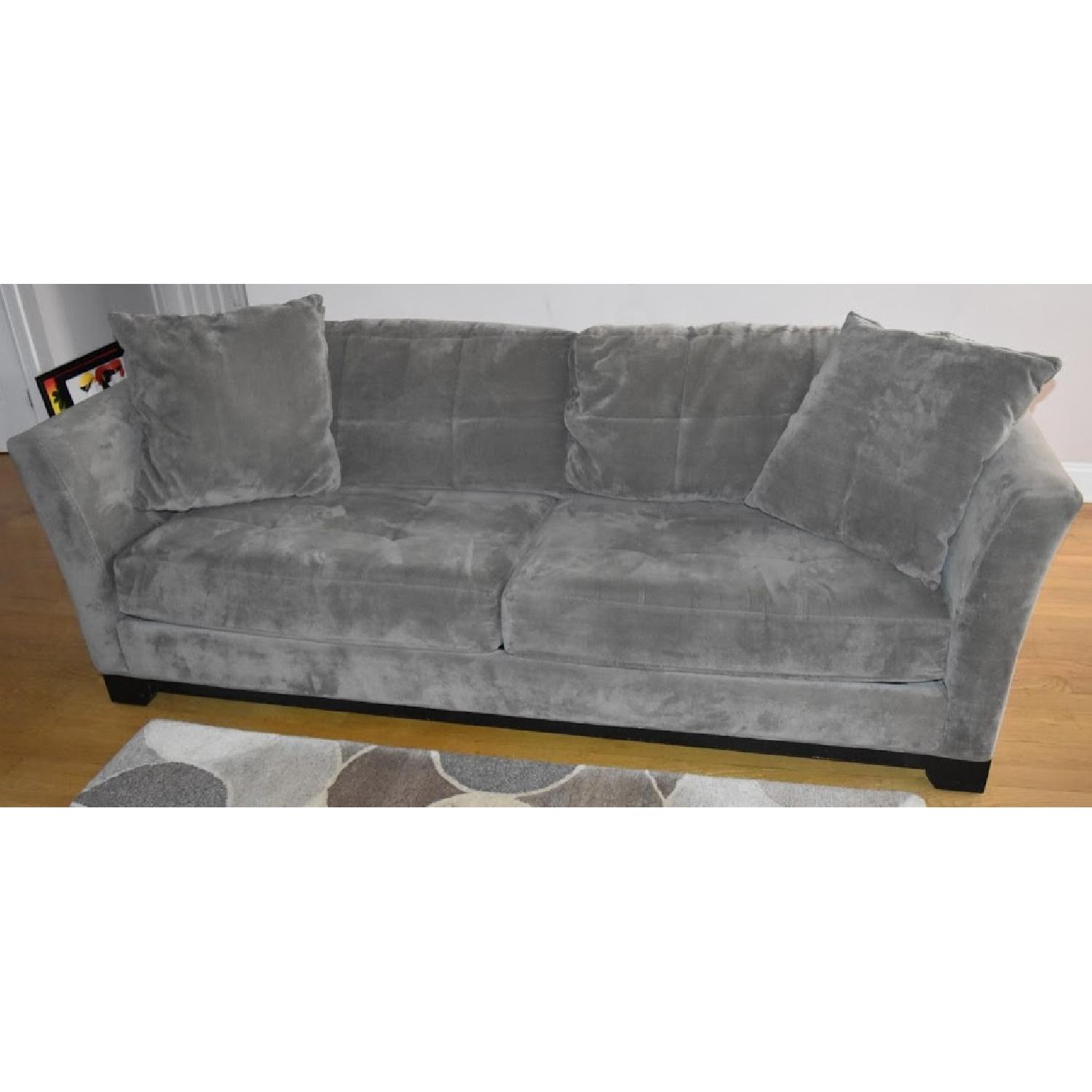 Macy's Elliot Graphite Microfiber Sleeper Sofa - image-2