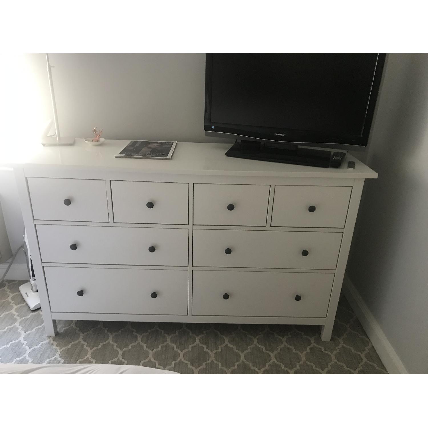 Ikea Hemnes 8 Drawer White Dresser AptDeco