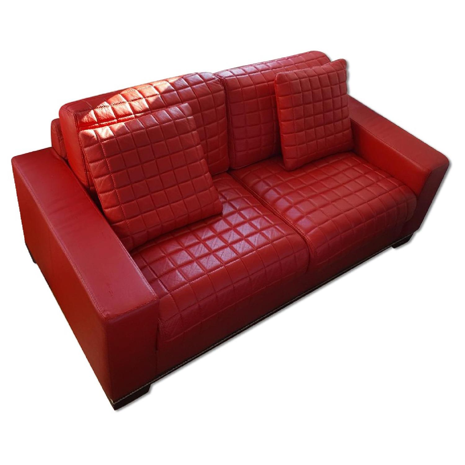 Leather Sofa - image-0