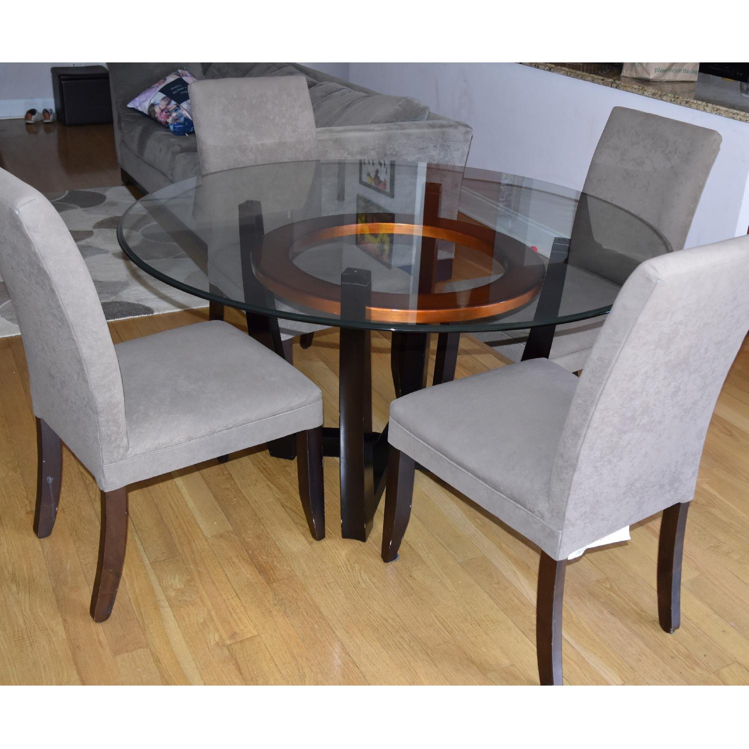Macy's Cappuccino Round 5 Piece Dining Set - image-1