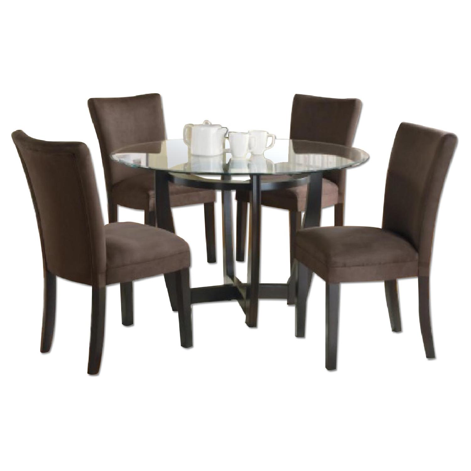 Macy's Cappuccino Round 5 Piece Dining Set - image-0
