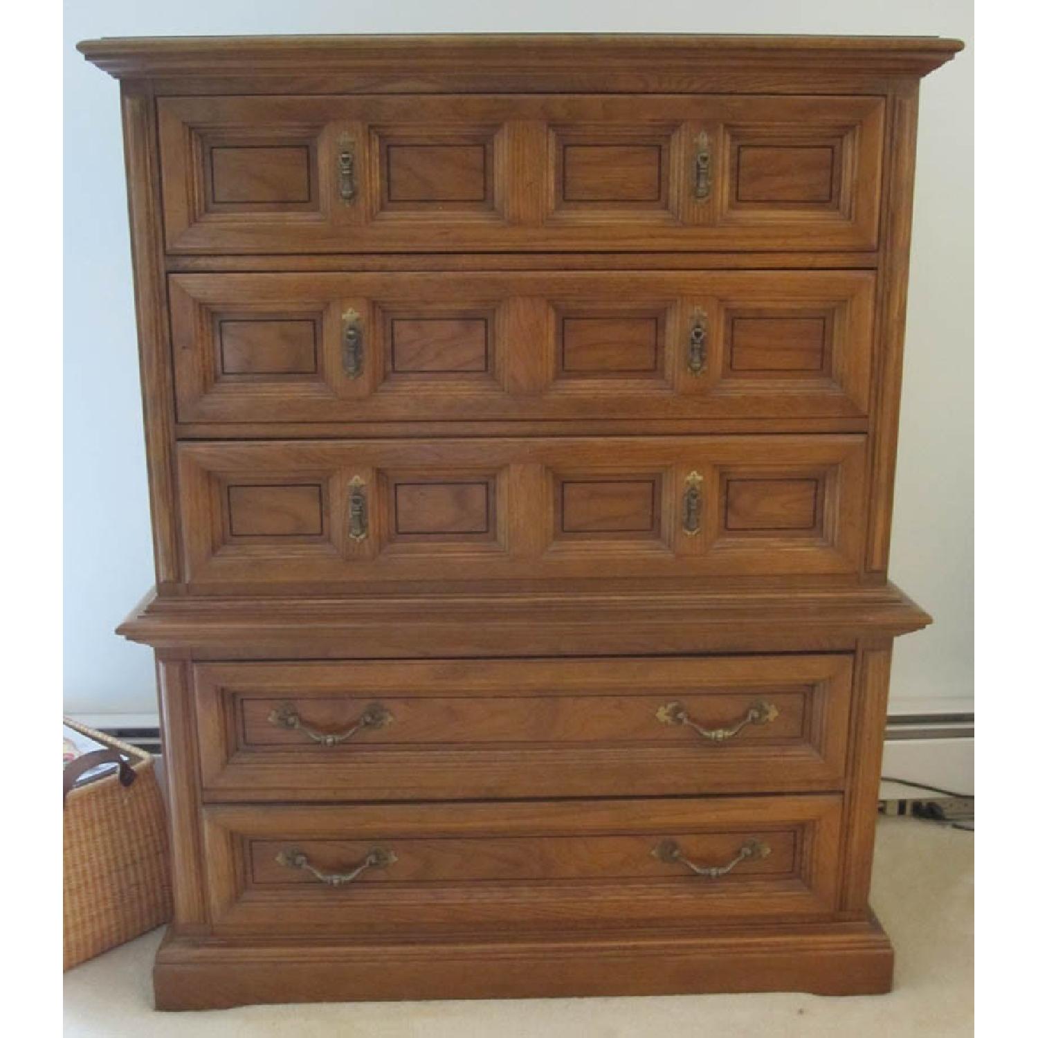 Dixie 5 Piece Contemporary Mediterranean Bedroom Set - image-2