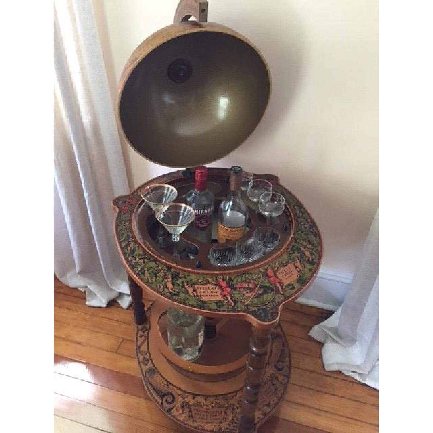 Replica Sixteenth-Century Italian Old World Globe Bar - image-1