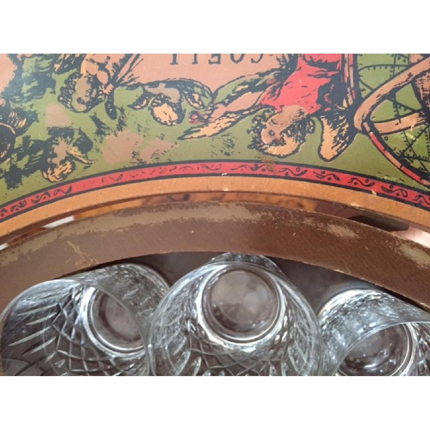 Replica Sixteenth-Century Italian Old World Globe Bar - image-3