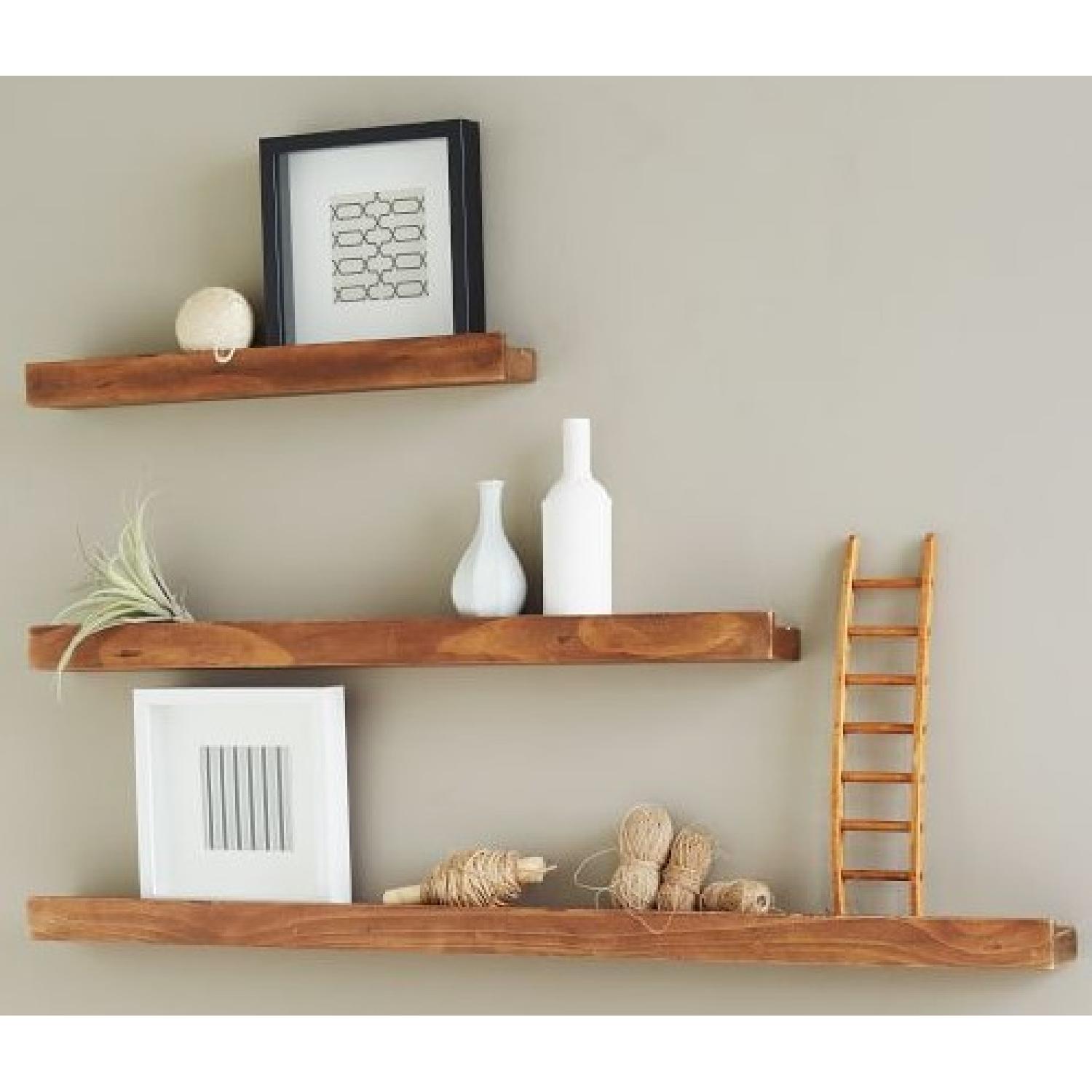 West Elm Salvaged Wood Deep Picture Ledge - image-3