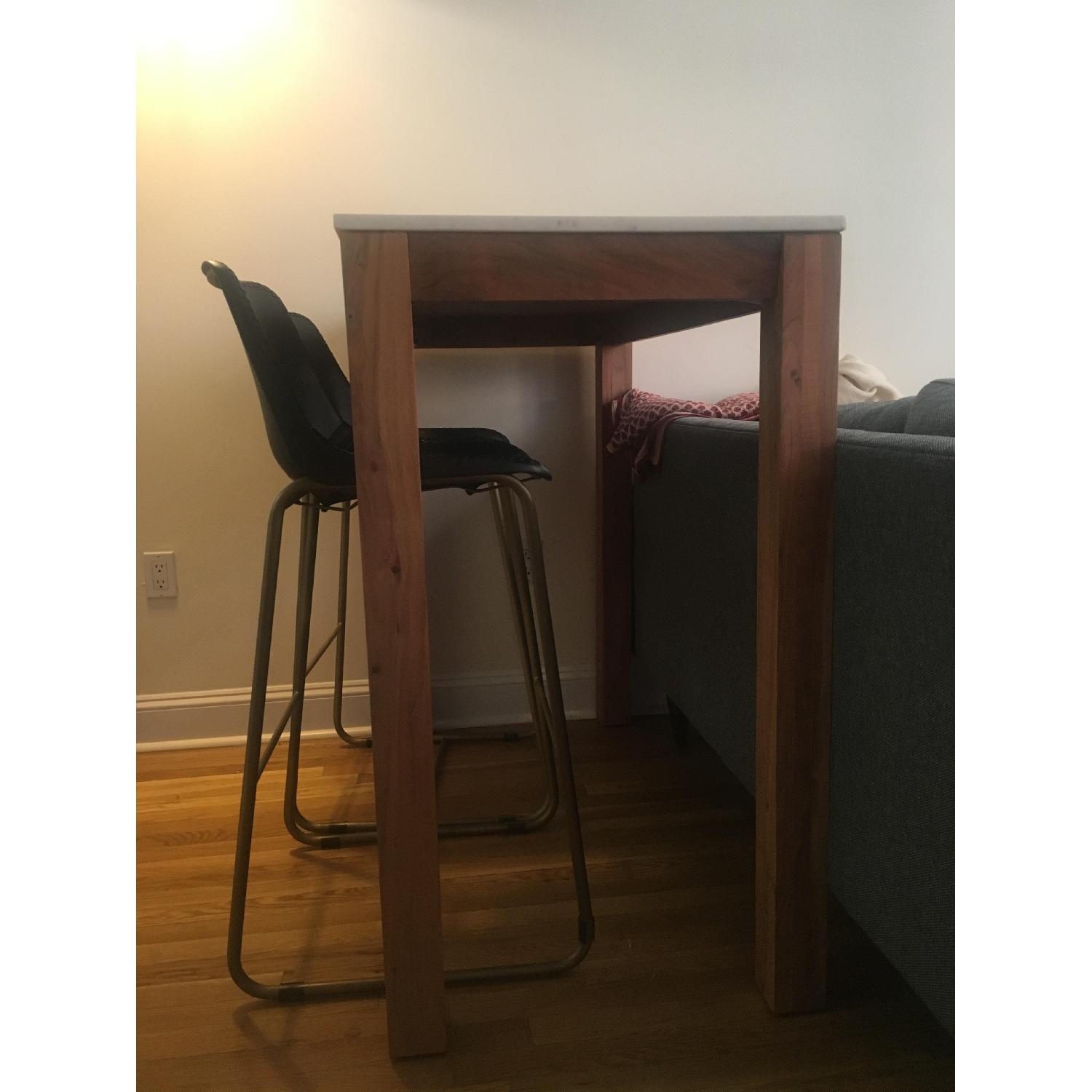 CB2 Palate Marble Rectangular Counter Table - image-4