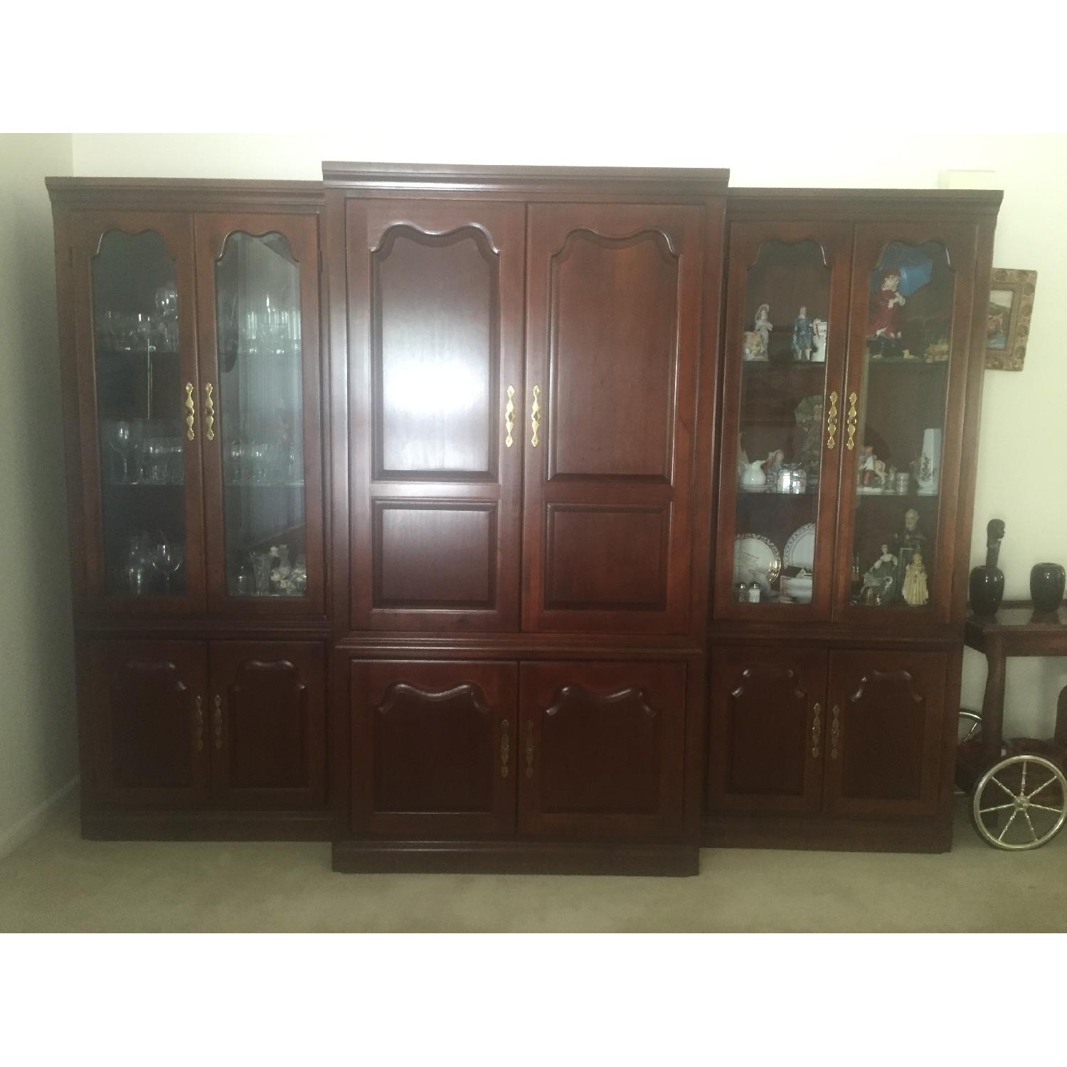 Entertainment Center w/ Side Storage - image-1