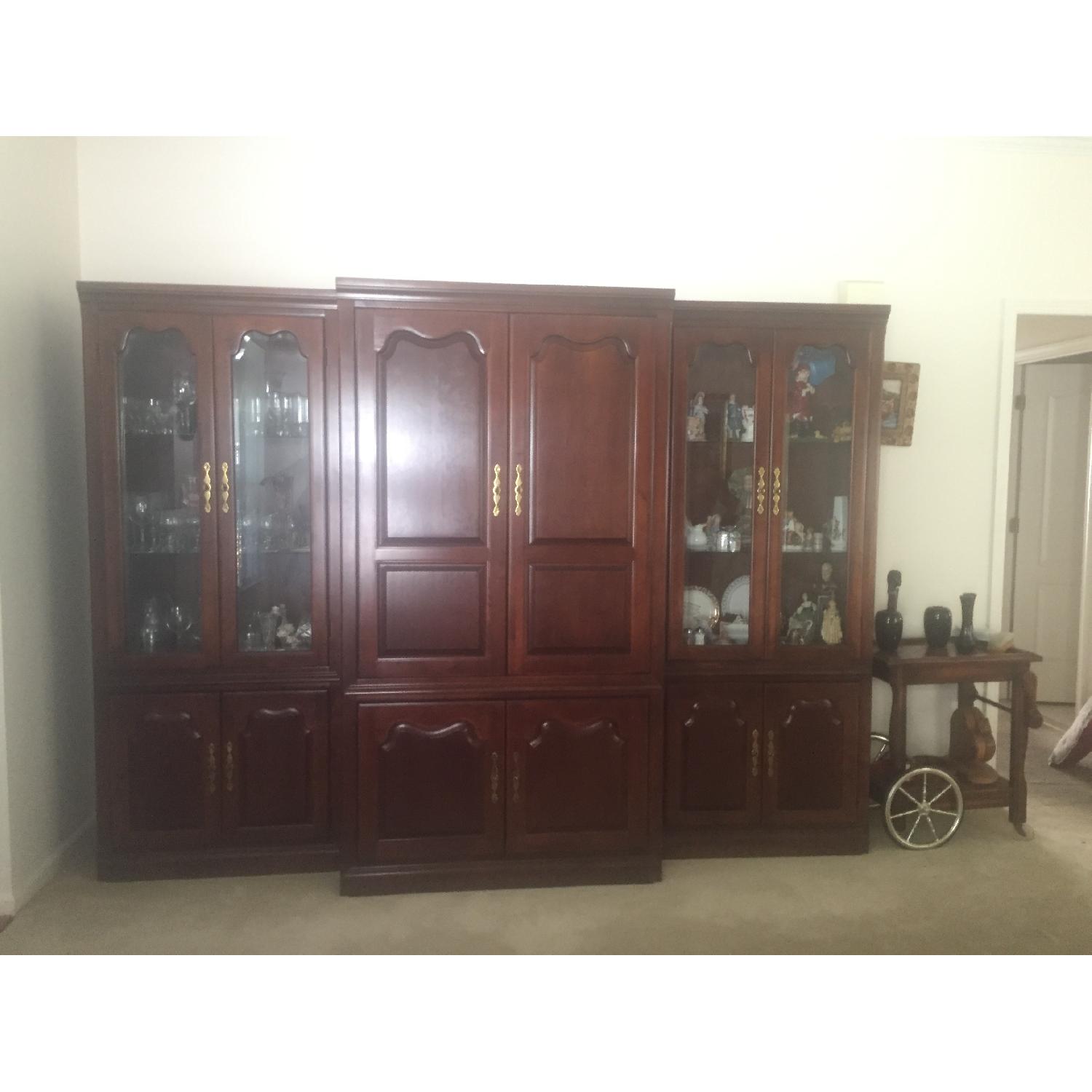 Entertainment Center w/ Side Storage - image-3