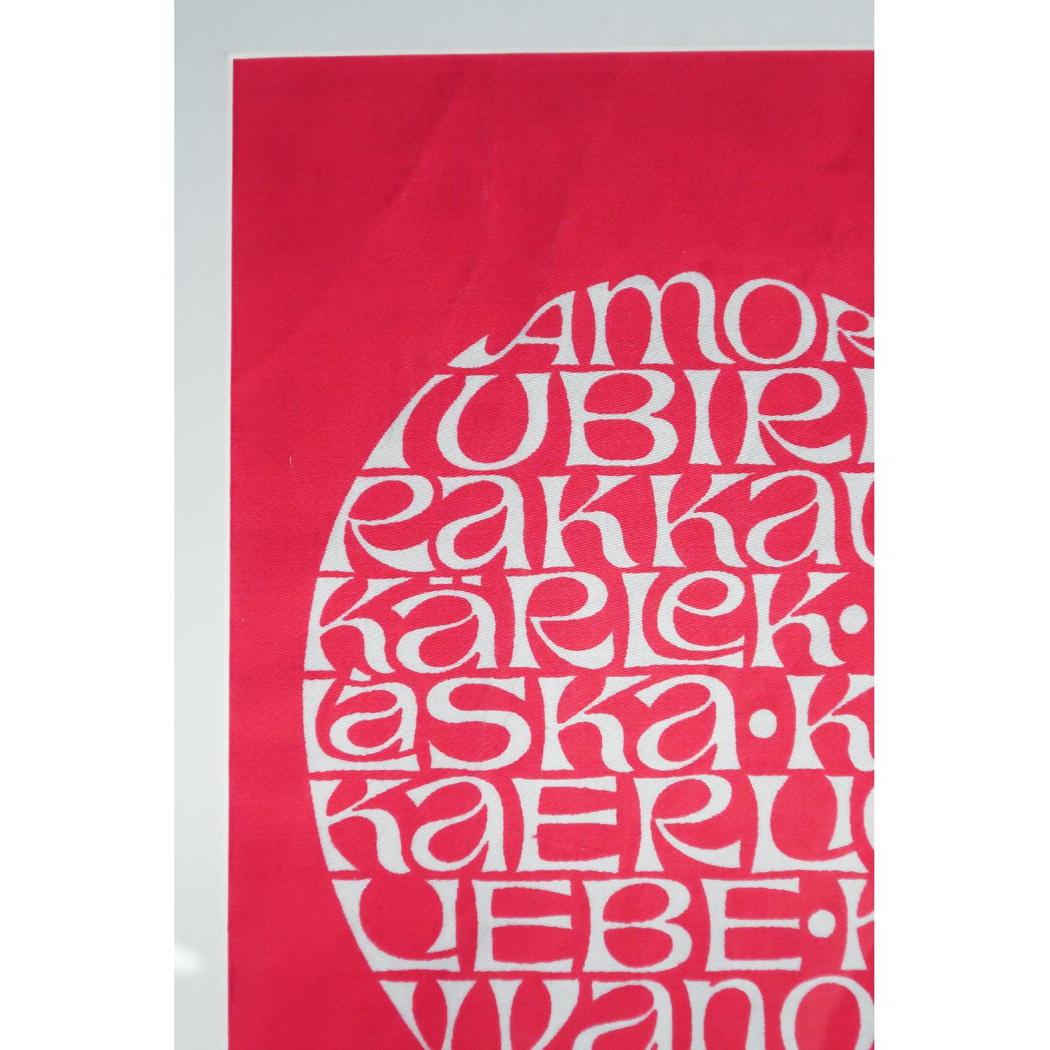 Framed Alexander Girard International Love Heart - image-4