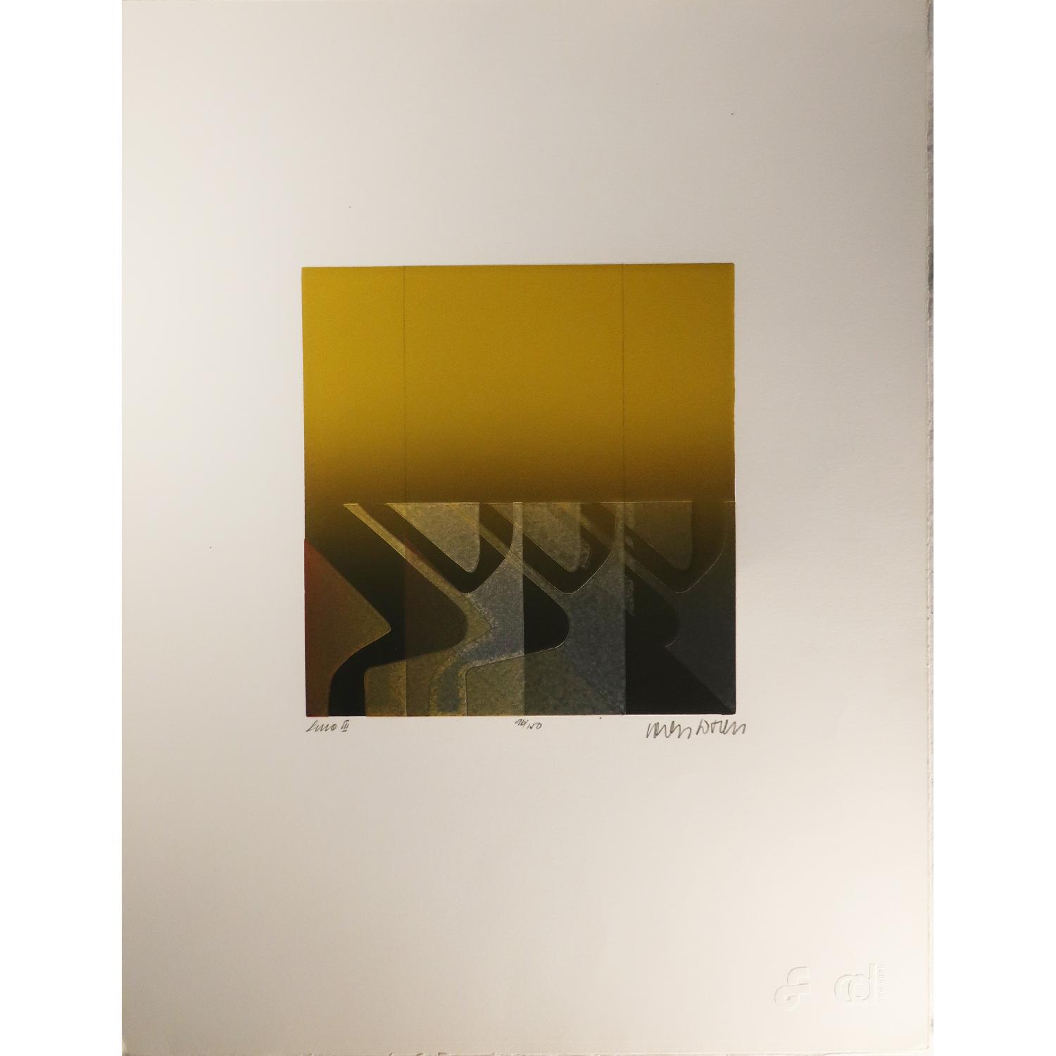 Carlos Davila Aquatint Etching - Line III - image-2