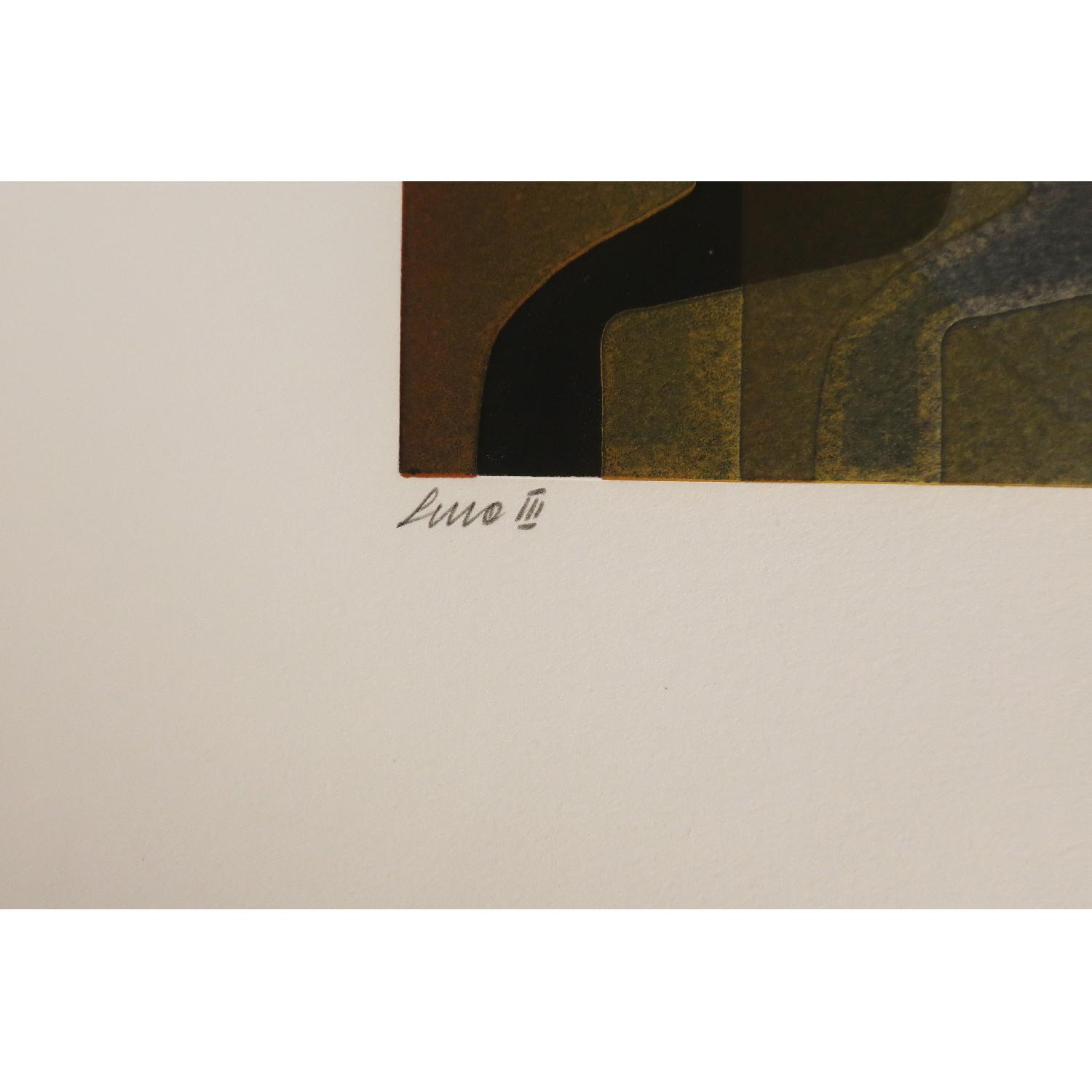 Carlos Davila Aquatint Etching - Line III - image-4