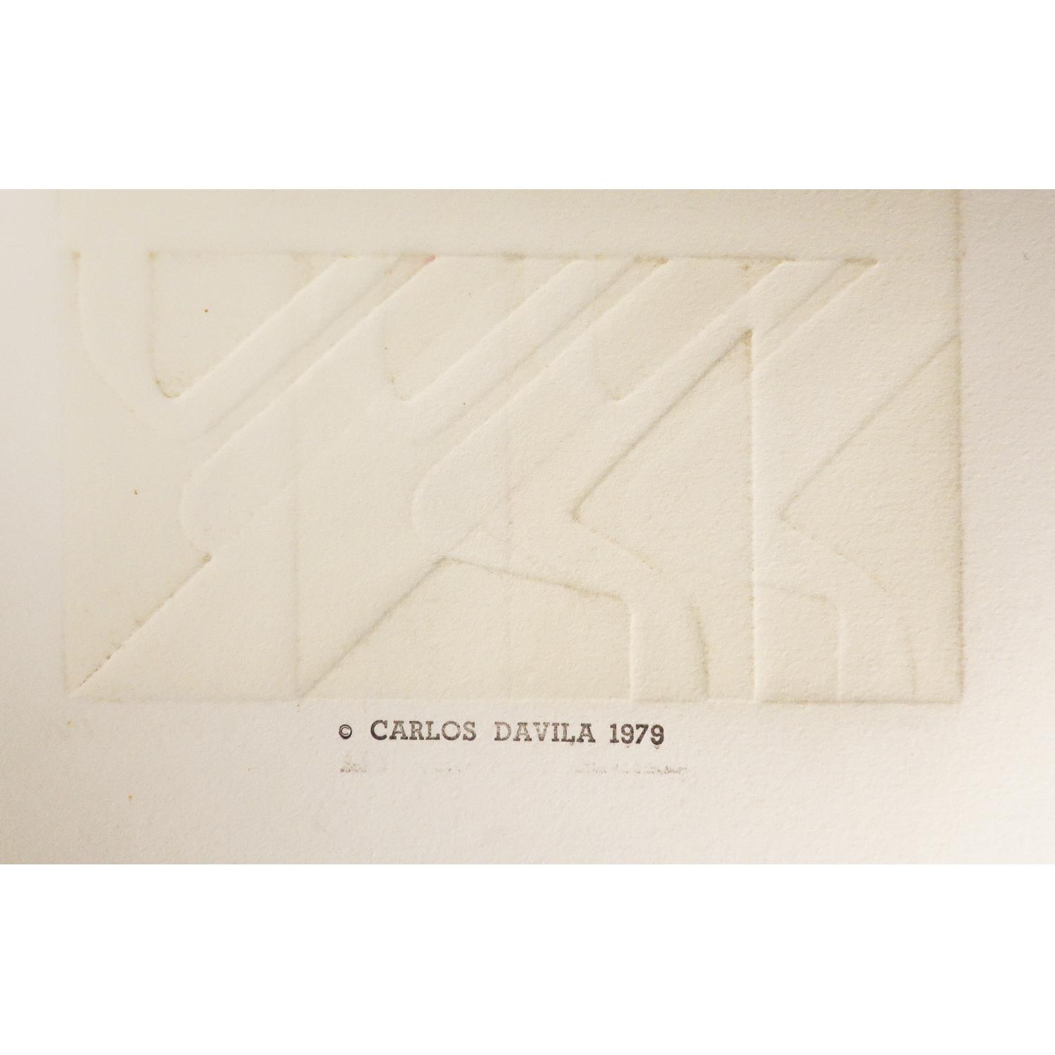 Carlos Davila Aquatint Etching - Line III - image-5