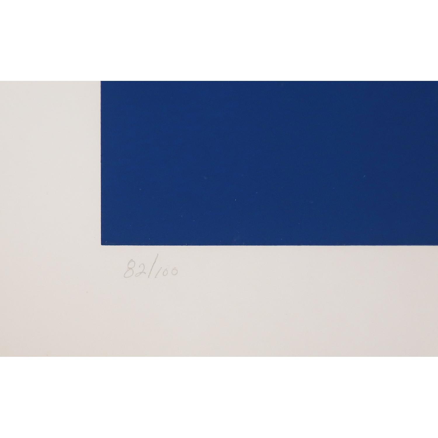 Leonid Untitled Blue Ombre Silkscreen - image-2
