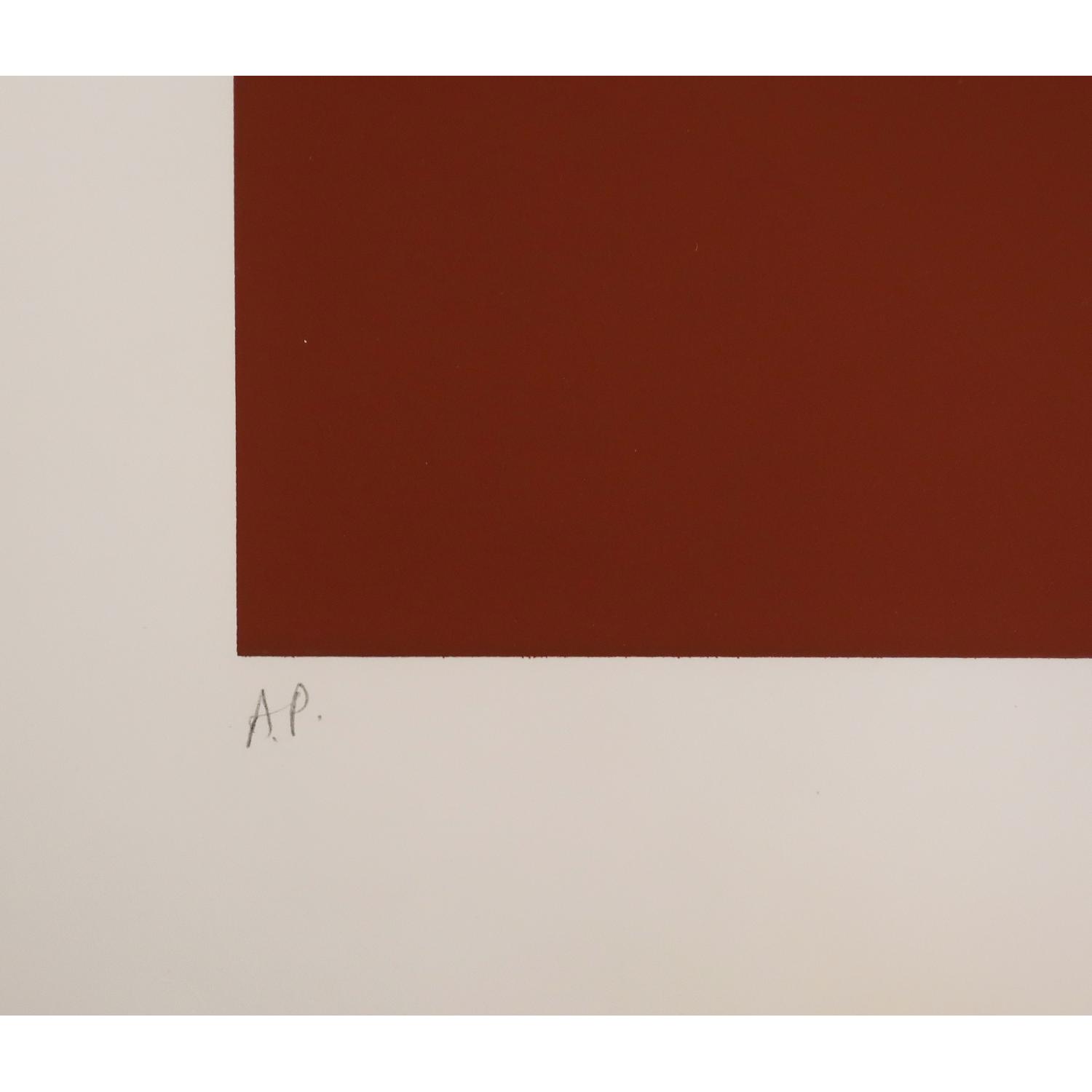 Leonid Untitled Red Ombre Silkscreen - image-1