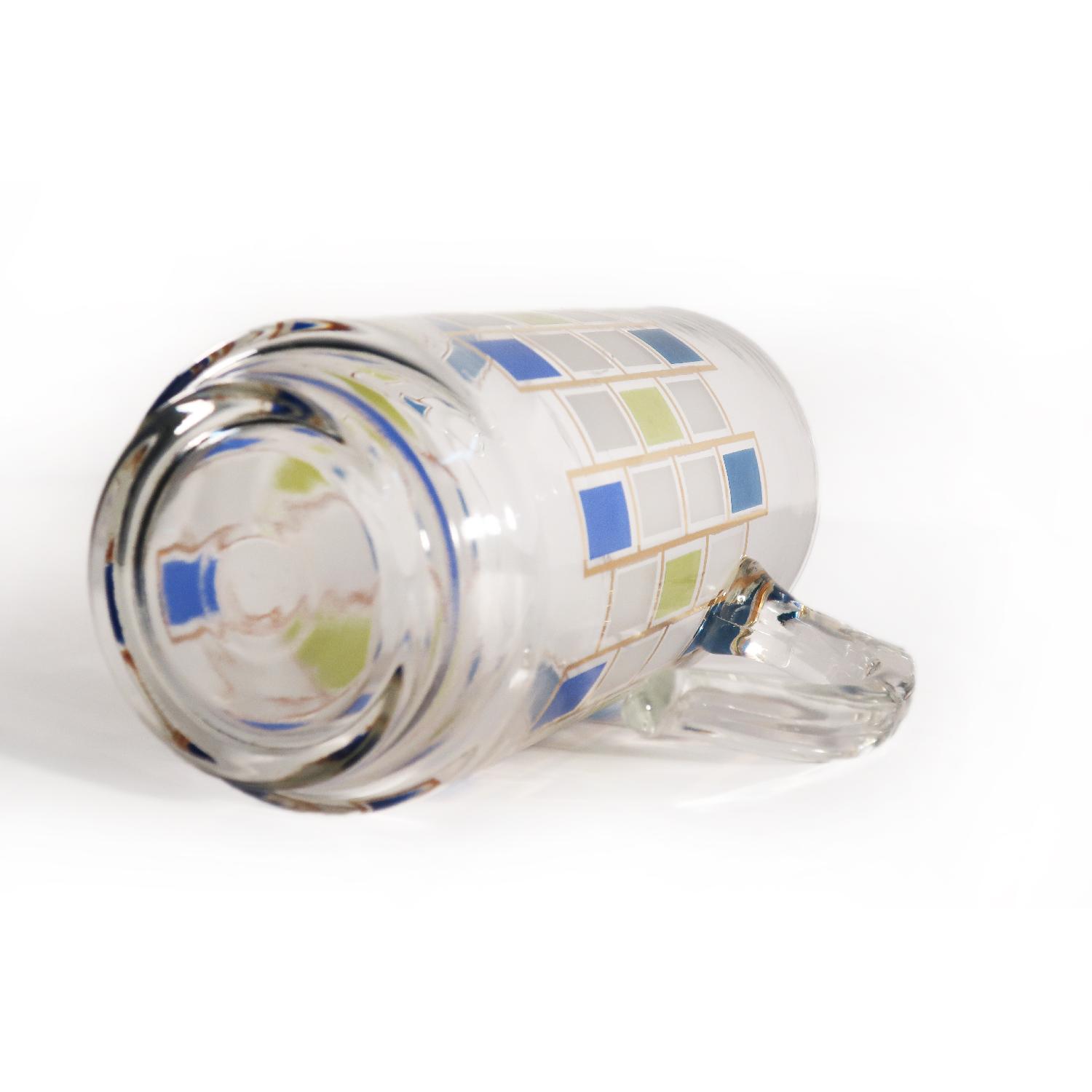 Small Mid Century Modern Glass Pitcher - image-1