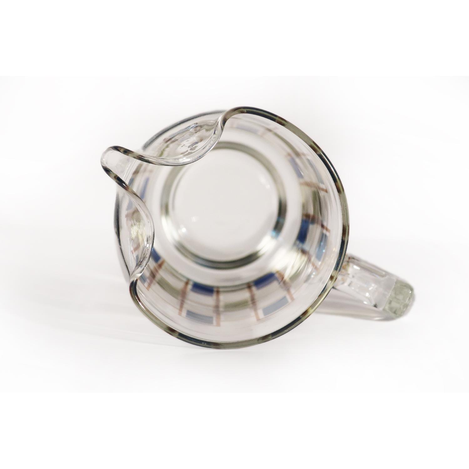 Small Mid Century Modern Glass Pitcher - image-2