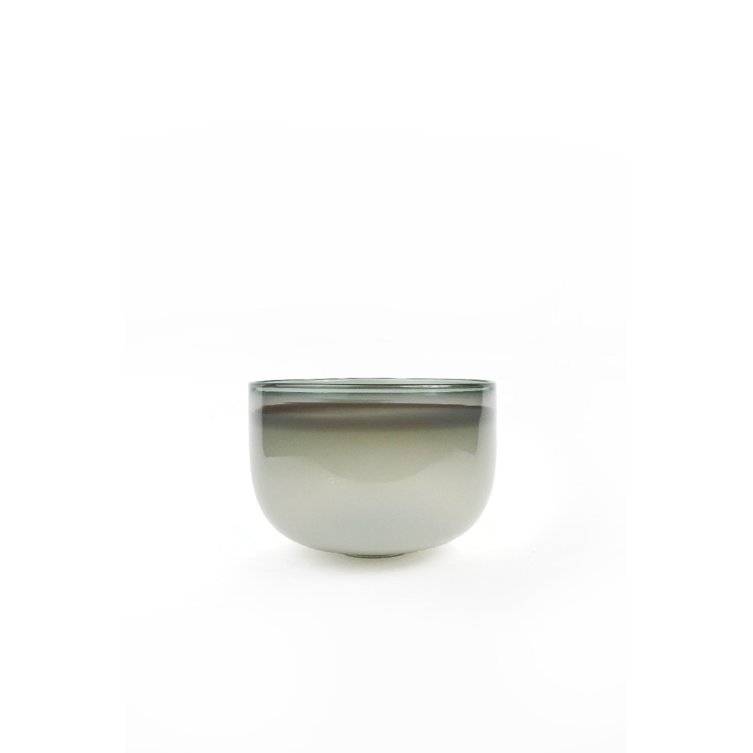 Guggisberg Baldwin Nonfoux White & Grey Glass Bowl - image-2