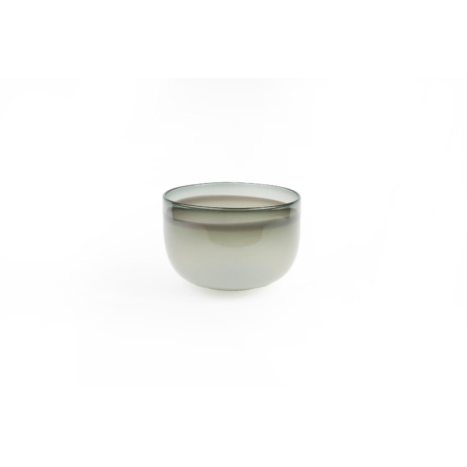 Guggisberg Baldwin Nonfoux White & Grey Glass Bowl - image-4