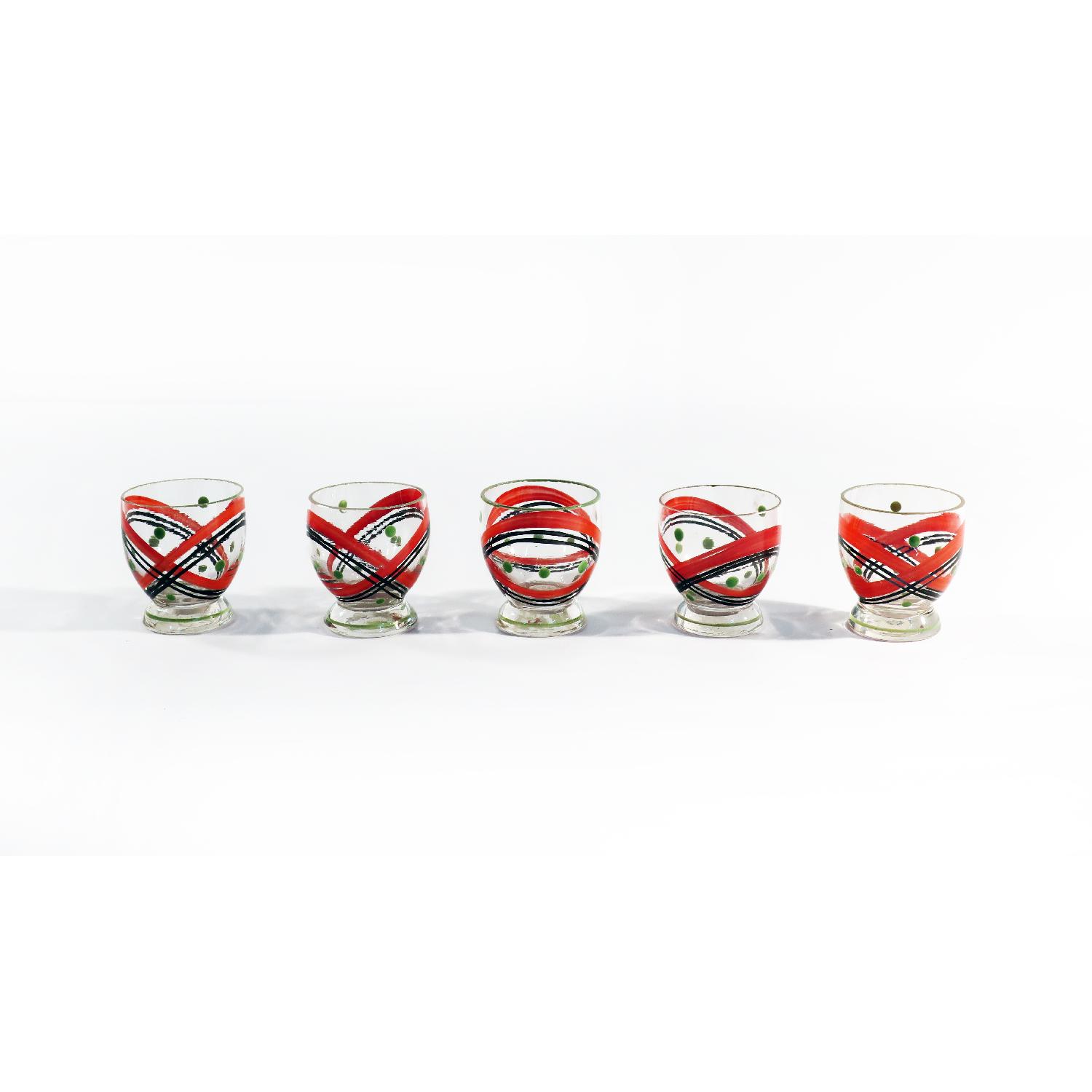 Czech Glass Decanter Set - image-1