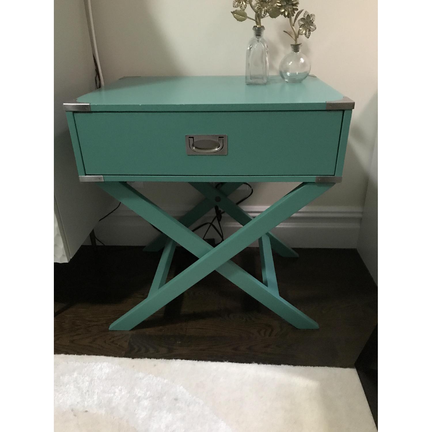 One King's Lane Green Side Table - image-1