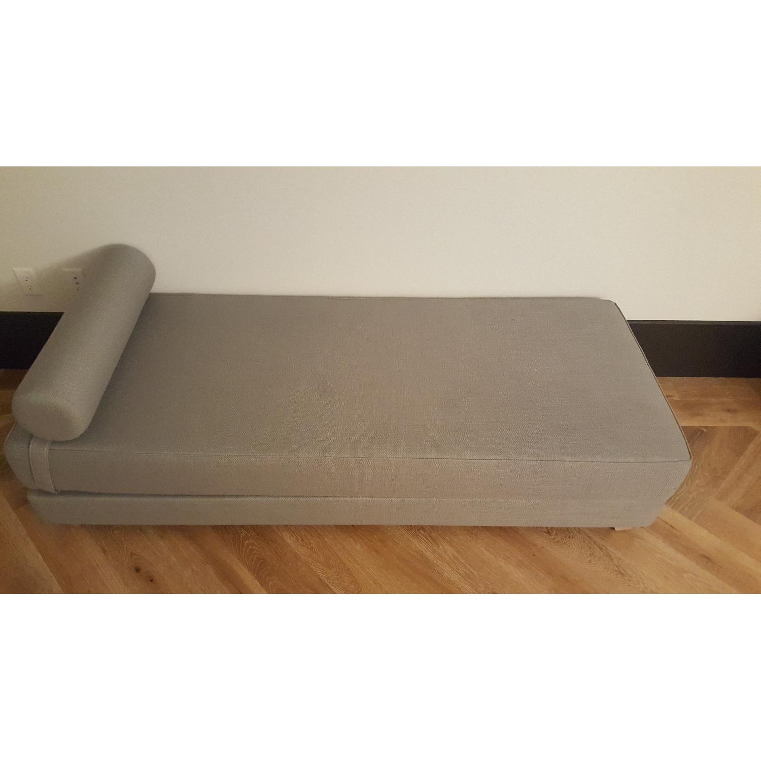 CB2 Lubi Silver Grey Sleeper Daybed - image-2
