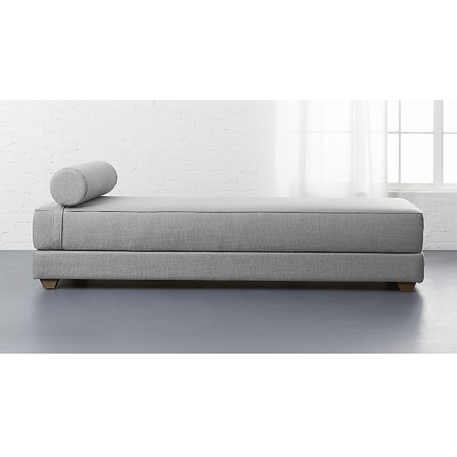 CB2 Lubi Silver Grey Sleeper Daybed - image-3