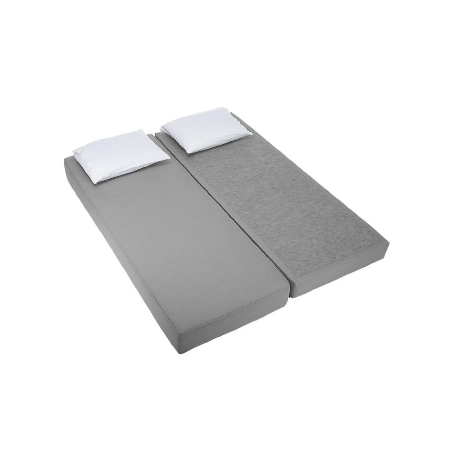 CB2 Lubi Silver Grey Sleeper Daybed - image-4